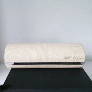 Jimmy Choo Snakeskin Print Magnetic  Closure Eyeglasses Case.